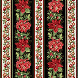 A Botanical Season - A Botanical Season Stripe -Jackie Robinson - Benartex Fabrics