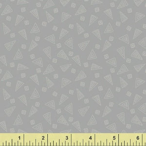Windham Fabrics - Fiesta Triangles in Slate Gray