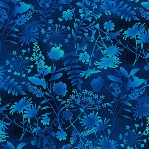 Studio e - Feather & Flora - Wildflower Toss in Midnight Blue