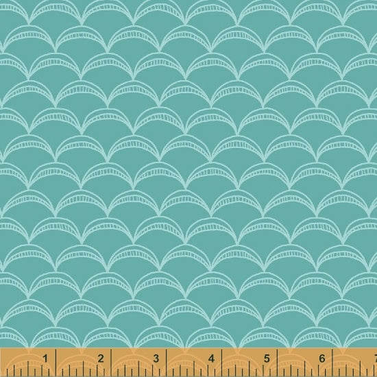 Windham Fabrics - Good Vibes Only - Teal Tone on Tone