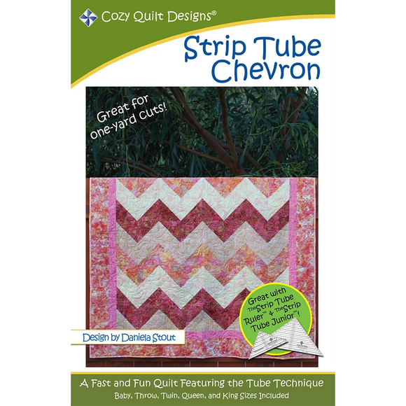 Strip Tube Chevron - Cozy Quilt Designs