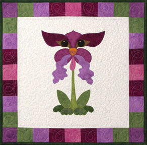 Orchid Terrier - Bloomin' Dogs - Helene Knott - Story Quilts