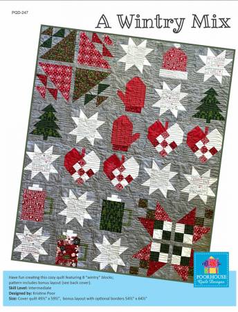 A Wintry Mix - Poorhouse Quilt Designs
