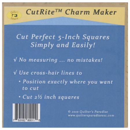 Cut Rite Charm Maker - Quilter's Paradise