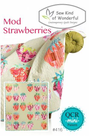 Mod Strawberries - Sew Kind of Wonderful