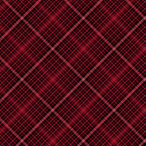 Winter In The Pines - Festive Tartan Red - Jackie Robinson - Benartex Fabrics
