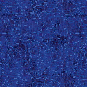 On Dragonfly Wings -Cirrus Tonal Texture Dark Blue - Ann Lauer - Grizzly Gulch Gallery - Benartex Fabrics