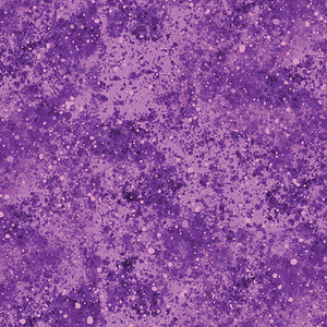 On Dragonfly Wings - Spatter Texture Purple - Ann Lauer - Grizzly Gulch Gallery - Benartex Fabrics