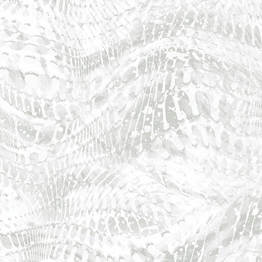 On Dragonfly Wings -Rippling Waves Gray - Ann Lauer - Grizzly Gulch Gallery - Benartex Fabrics