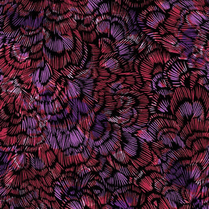 Circle of Butterflies - Purple/Multi Fresca - Jackie Robinson - Animas Quilt Design - Benartex Fabrics