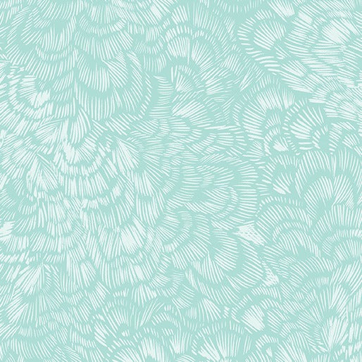 Circle of Butterflies - Fresca Tonal Light Azure - Jackie Robinson - Animas Quilt Design - Benartex Fabrics