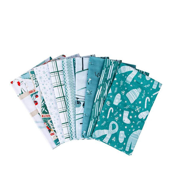 Ski Hill Bundle - Teal - Riley Blake Designs