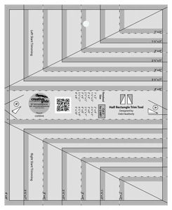 Half Rectangle Trim Tool - Deb Heatherly - Creative Grids