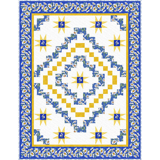 Daisy Stars - Jackie Robinson - Animas Quilts