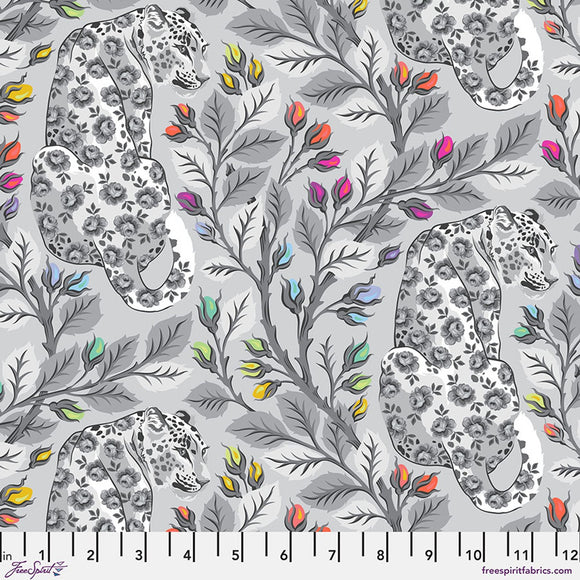 Tula Pink - Graywork - Beautymark - Fog - Free Spirit Fabrics
