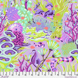Tula Pink - Floral Reef - Reef What You Sew - Ultraviolet - Free Spirit Fabrics