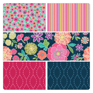Sew Bloom Bundle In Pink - Benartex Fabrics