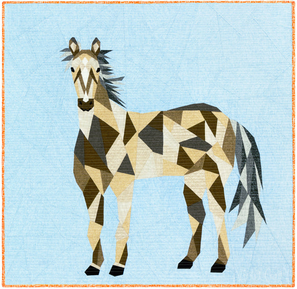Horse Abstractions Quilt Kit - Violet Craft