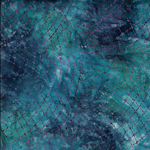 Murano Batik- Blue Stitch Design - from Blank Quilting