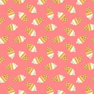 Paintbrush Studio Fabrics - Ice Cream Cones on Pink
