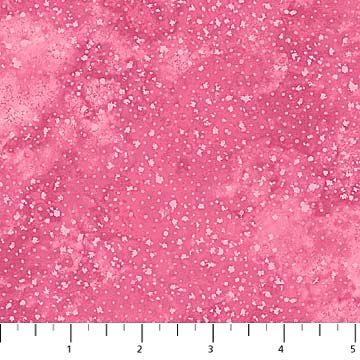 Northcott Artisan Spirt Ambience  - Confetti Texture in Hibiscus
