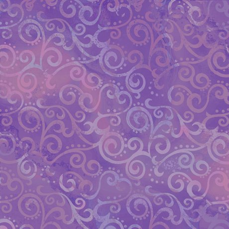 Ombre Scroll in Wisteria - from QT Fabrics