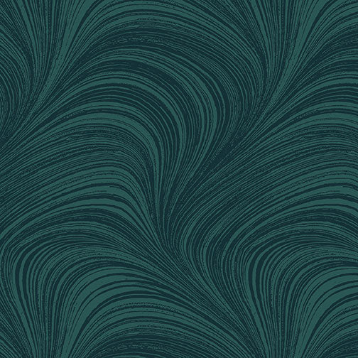 Benartex Wave Texture - Dark Turquoise