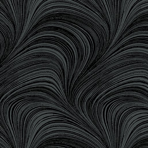 Benartex Wave Texture - Black
