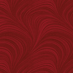Benartex Wave Texture - Medium Red