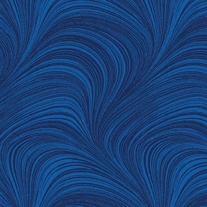Benartex Wave Texture - Cobalt Blue