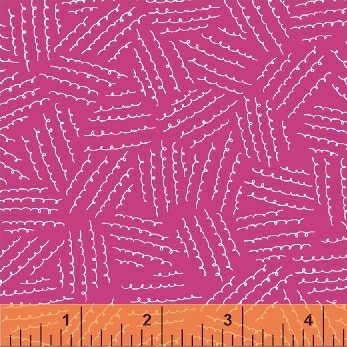 Windham Fabarics - It's a Hoot Squiggles in Pink