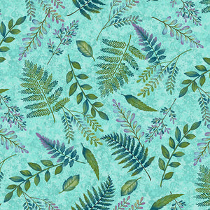 Woodland Wonders - Fern Toss in Spruce Green - Studio e