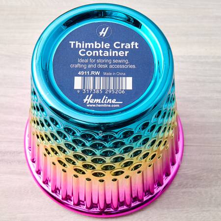 Rainbow Thimble Craft Container - Tacony