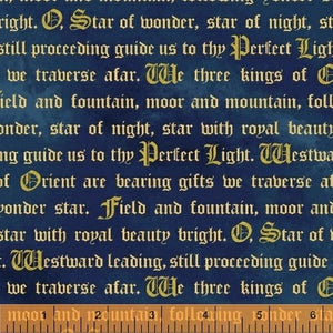 Three Kings Words in Blue from Windham