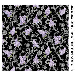 Benartex - Lilacs in Bloom - Lilac Vine Scroll
