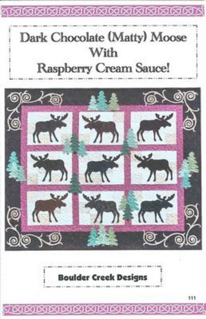 Dark Chocolate Matty Moose With Rasberry Cream Sauce! - Boulder Creek Designs