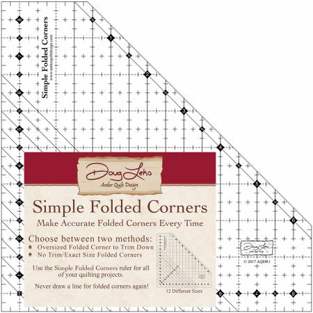 Simple Folded Corners Ruler - Doug Leko - Antler Quilt Designs