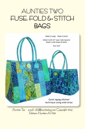 Fuse, Fold & Stitch Bags, Aunties Two