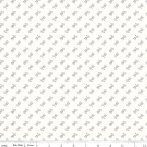 Lori Holt, Bee In My Bonnet - Bee Backgrounds - Bicycle Gray - Riley Blake Designs