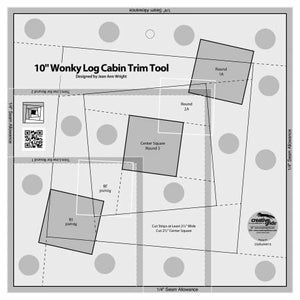 10 Inch Wonky Log Cabin Tool - Creative Grids