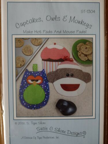 Cupcakes, Owls & Monkeys - Susie C Shore Designs