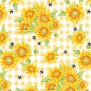 Studio e Fabrics - Bee Sweet Yellow Sunflowers