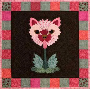 Dianthus Doggie - Bloomin Dogs - Helene Knott - Story Quilt