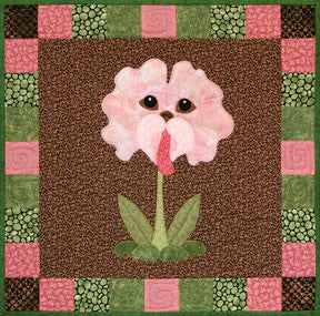 Sweet Pea-kinese - Bloomin'Dogs - Helene Knott - Story Quilts
