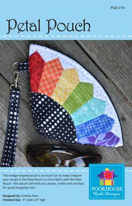 Petal Pouch - Poorhouse Quilt Designs