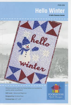 Hello Winter - Poorhouse Quilt Designs