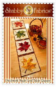 Patchwork Maple Leaf Table Runner - Shabby Fabrics