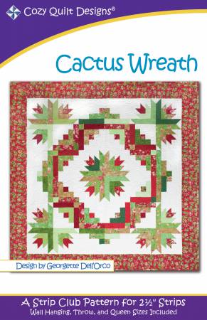 Cactus Wreath - Cozy Quilt Designs