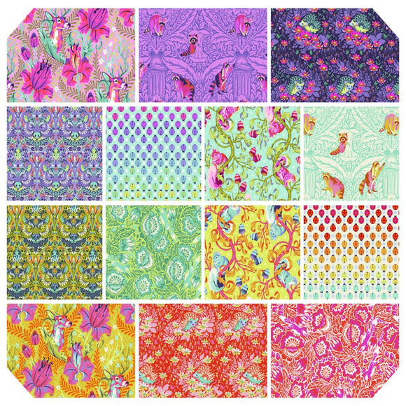 Tula Pink - Tiny Beasts 1 yard bundle - Free Spirit Fabrics