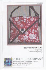 Three Pocket Tote - The Quilt Company